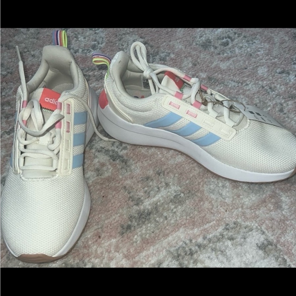 NWT Adidas Shoes - White and Blue